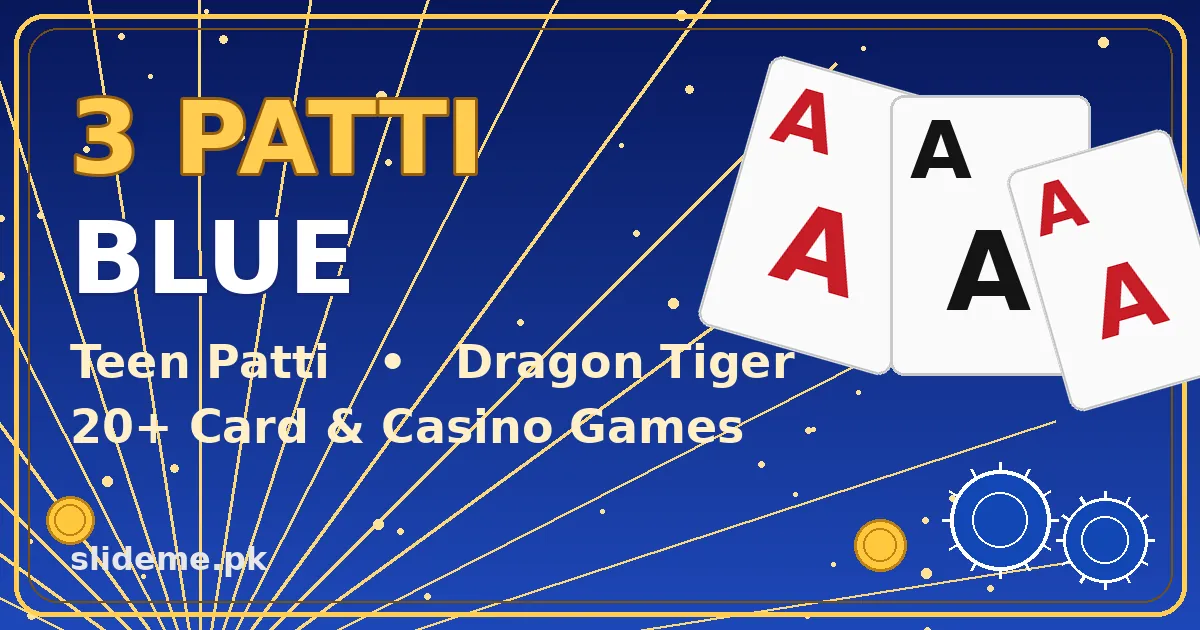 3 Patti Blue Game lobby — Teen Patti, Dragon Tiger and 20+ card games on Android