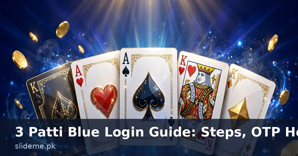 3 Patti Blue login guide – how to sign in with mobile number and OTP