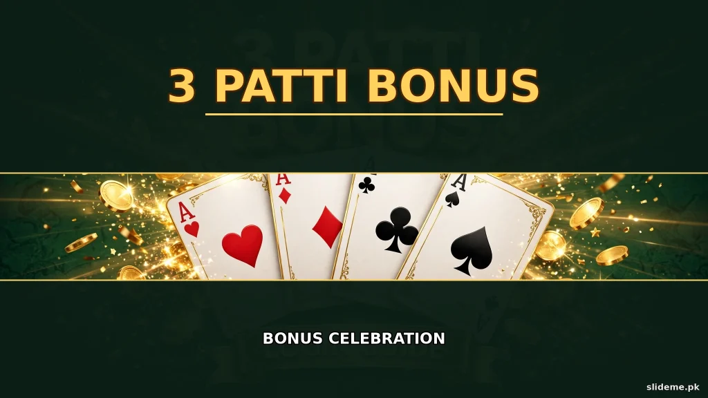 3 Patti Bonus lucky spin login banner