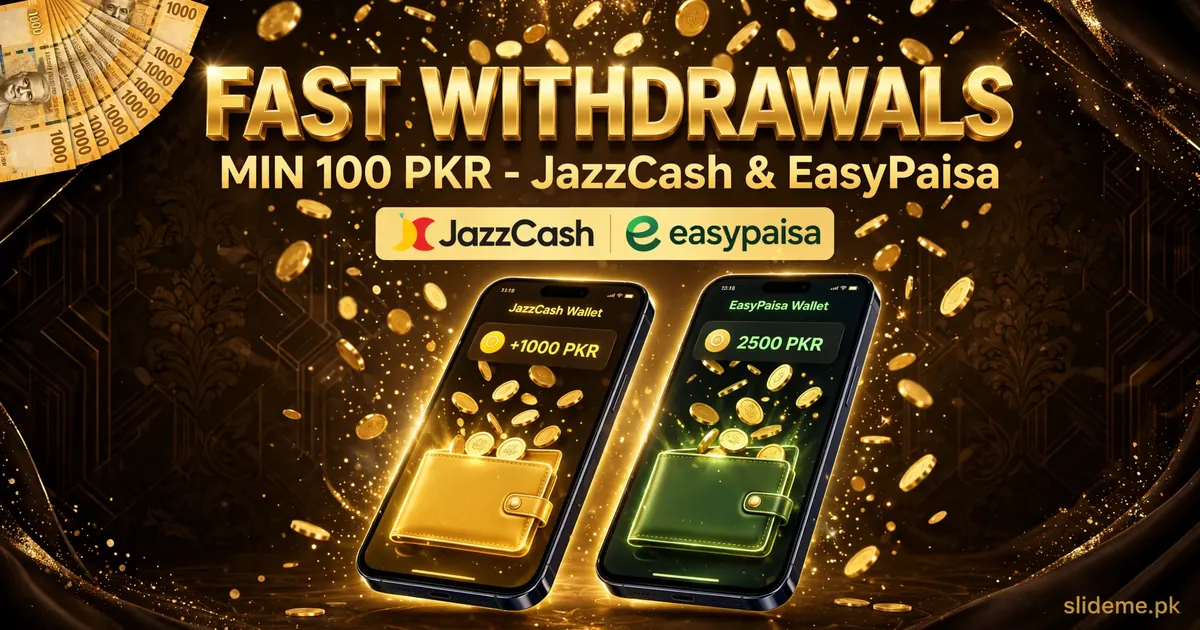 3 Patti Gold Skill fast withdrawals to JazzCash and EasyPaisa with 100 PKR minimum in Pakistan