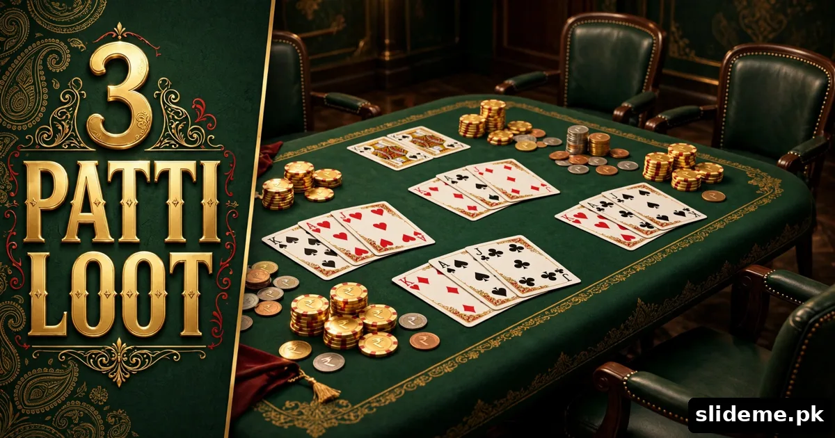 3 Patti Loot Teen Patti modes and card tables