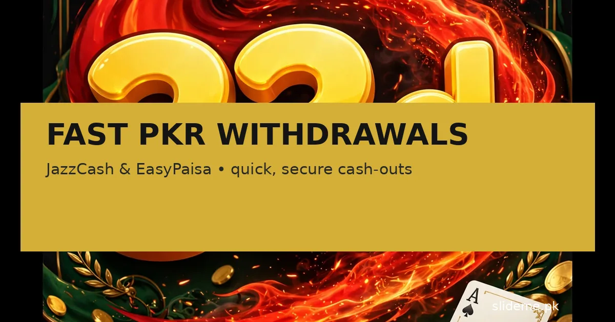 33D Game withdrawal guide showing JazzCash and Easypaisa cashout steps in PKR