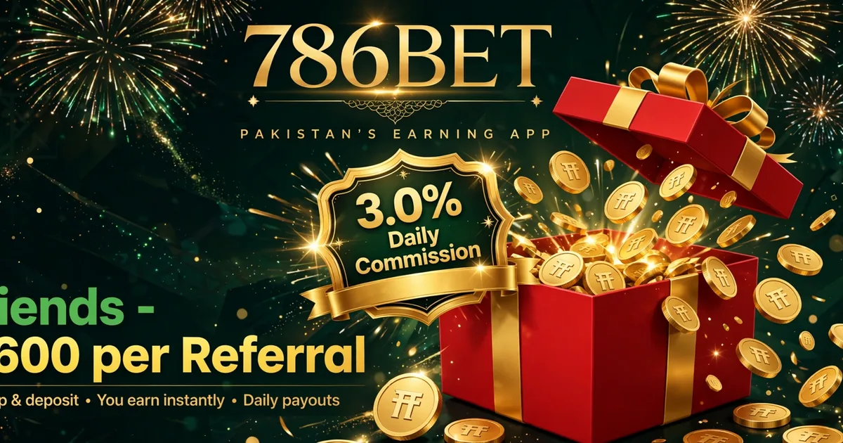 786Bet Game invitation bonus banner
