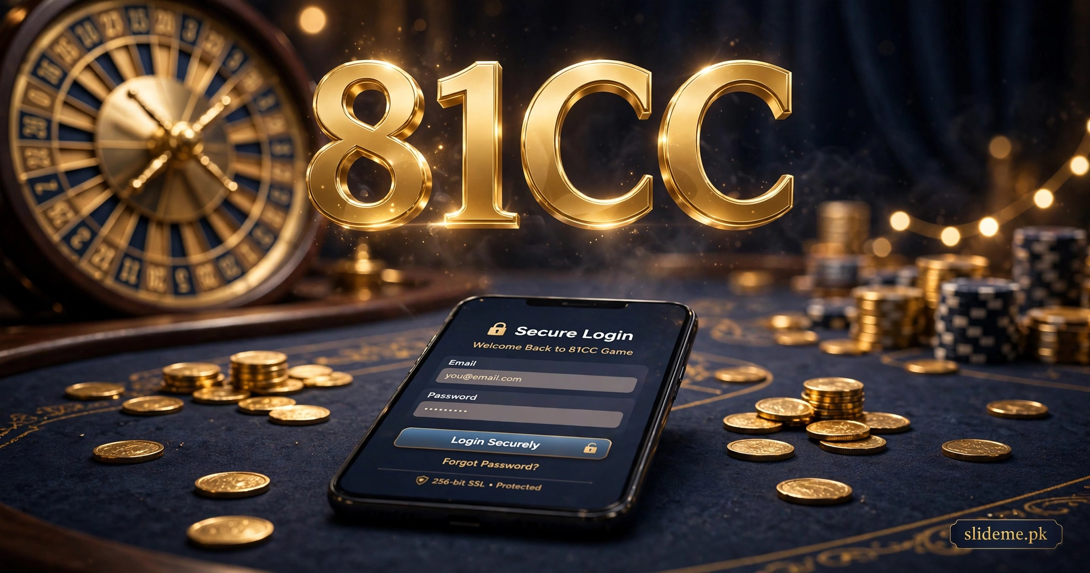 81CC Game login - entering account details on the sign-in screen