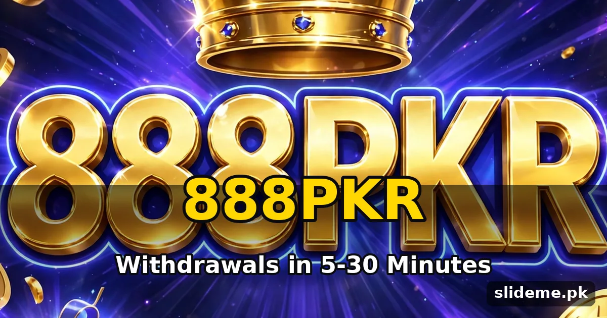 888PKR Game JazzCash and EasyPaisa withdrawal guide