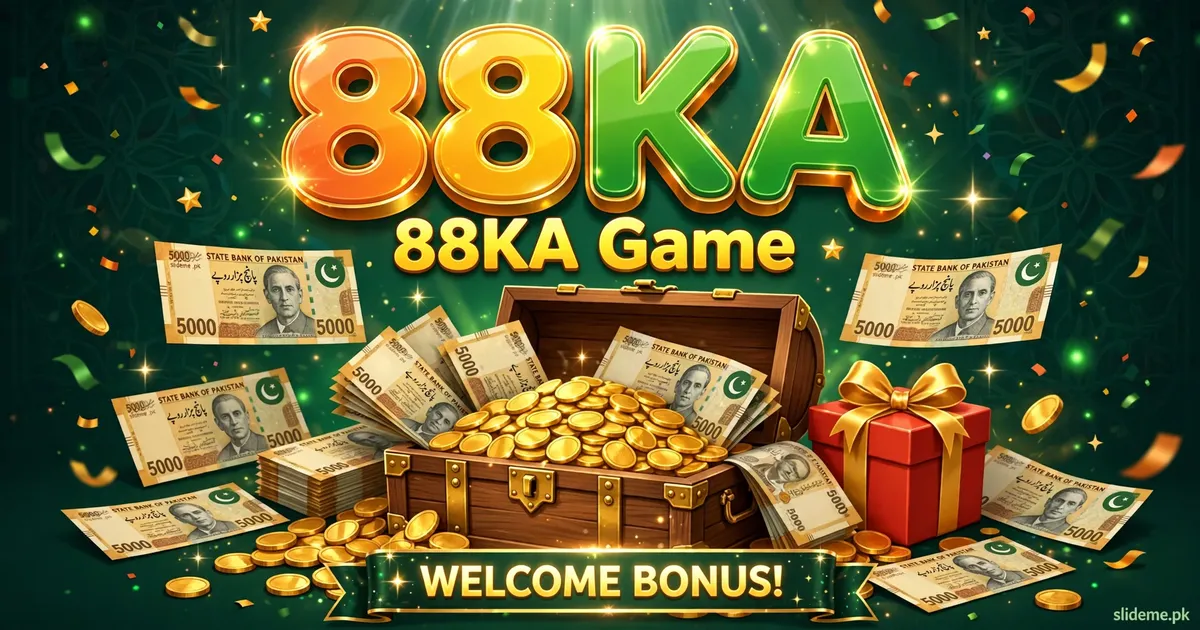 88KA Game welcome bonus with gold coins and PKR rewards