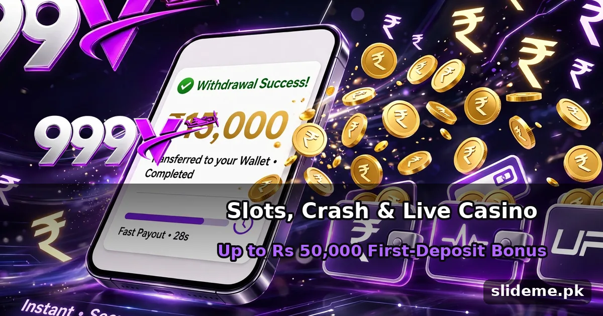 999V casino lobby with slot games, Aviator crash and live casino tables