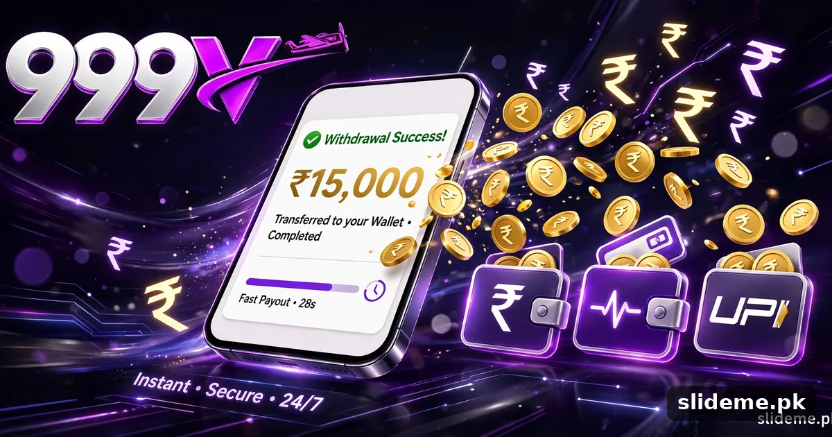 Fast 999V withdrawal to JazzCash and EasyPaisa on a smartphone