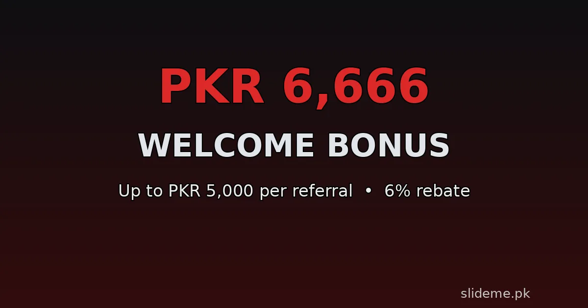 999X Game PKR 6,666 welcome bonus