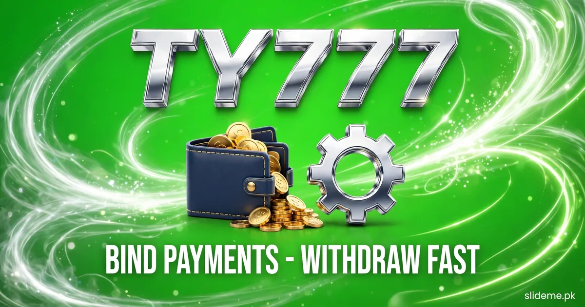 TY777 login — bind payment info in Settings to withdraw fast