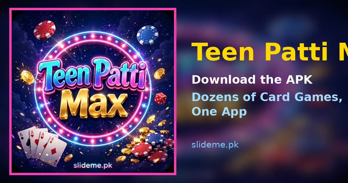 Teen Patti Max banner — download the Teen Patti Max APK, dozens of card games in one app