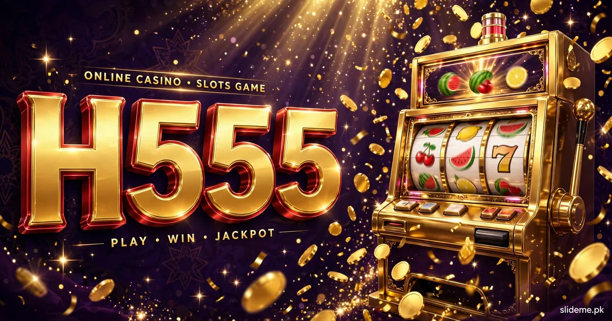 H555 Game slots and casino bonuses for Pakistan players