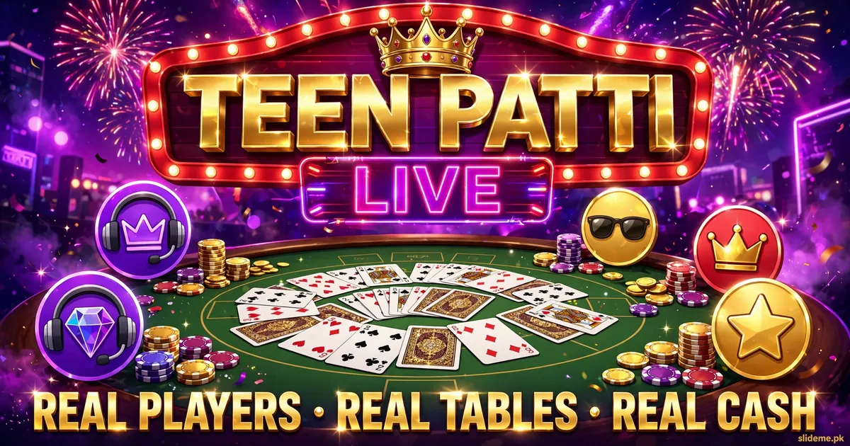 Teen Patti Live Game — real players, real tables, real cash