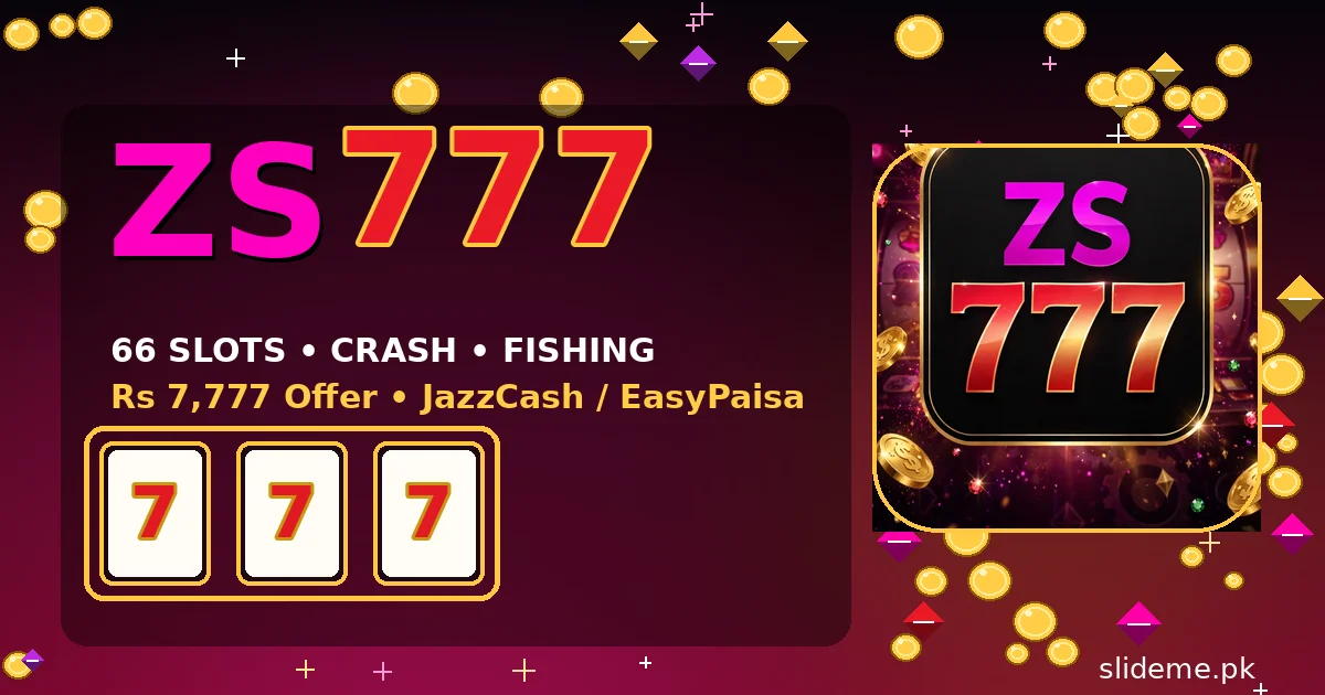 ZS777 lobby showcase featuring Fortune Gems 3, Aviator and Chicken Road 2.0 studio slot titles