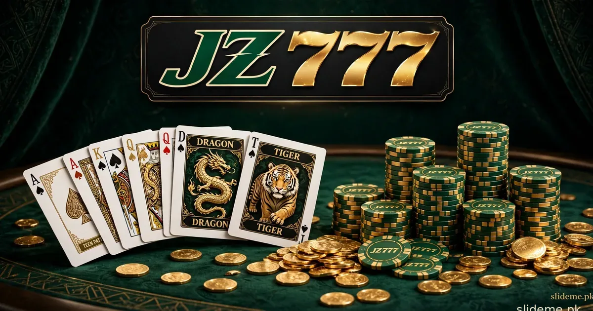 JZ777 game lobby with slots and Teen Patti tables on a mobile screen