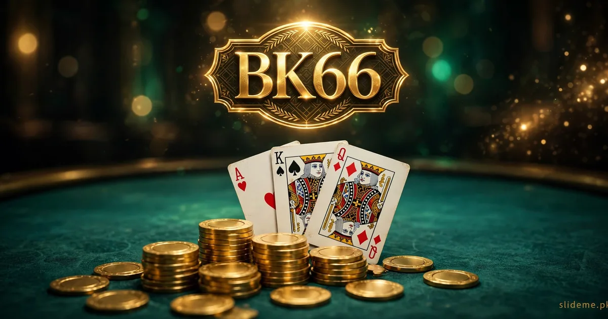 BK66 Teen Patti card table with fanned cards and gold chips on green felt