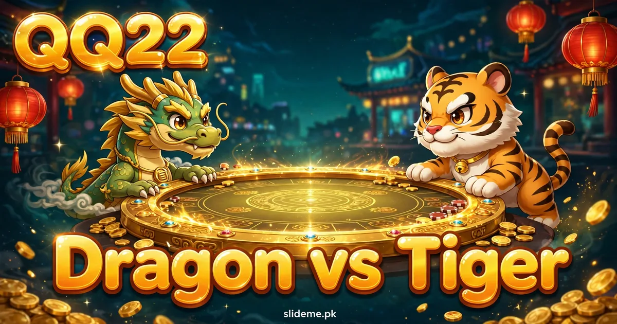 Dragon vs Tiger game lobby in the QQ22 Game app