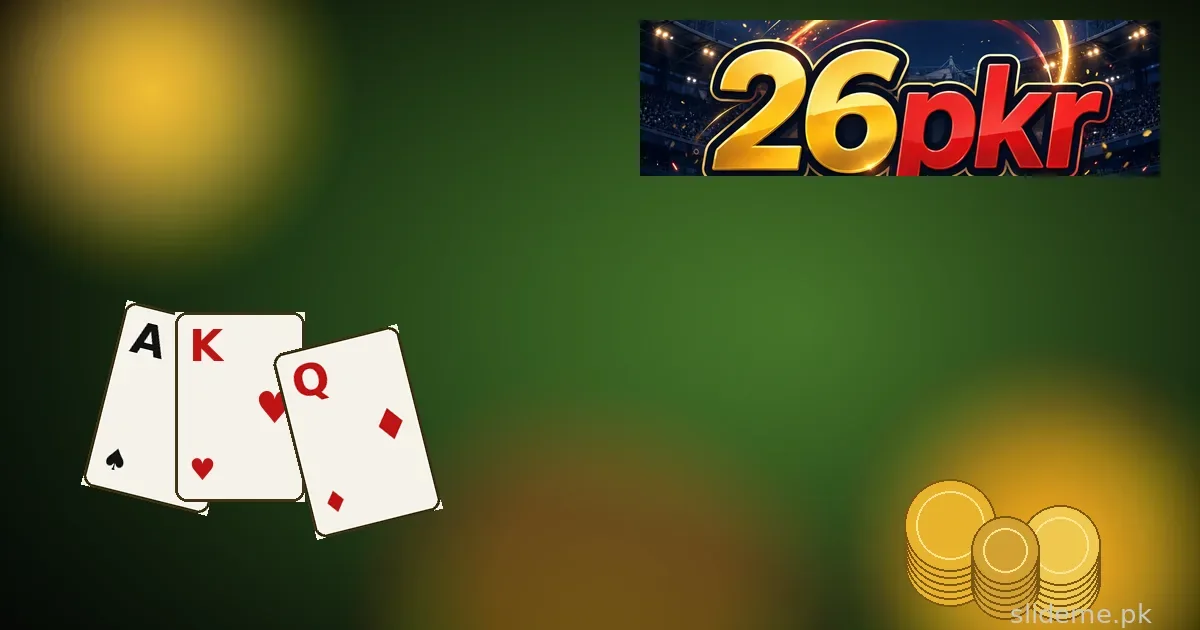 Live dealer roulette tables and slot lobby on the 26PKR Game APK casino