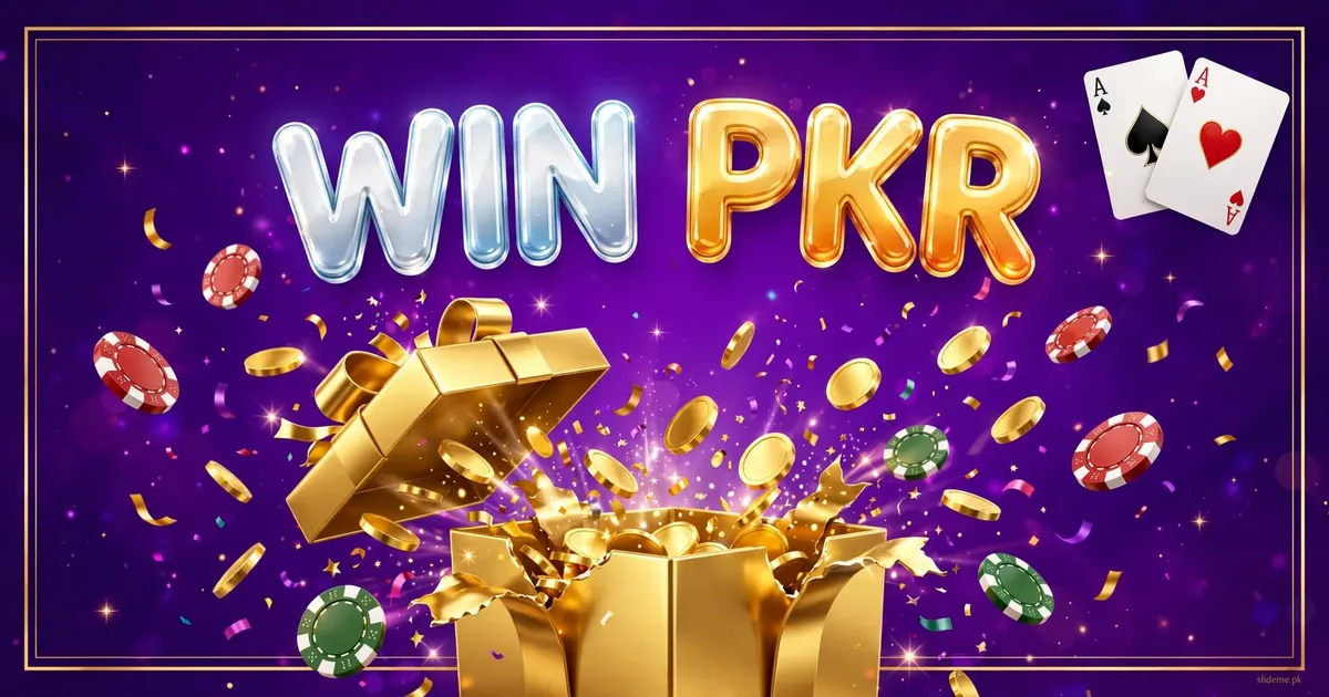 WinPKR Game payments banner — PKR 100 deposit theme with JazzCash and EasyPaisa wallet graphics on purple and gold