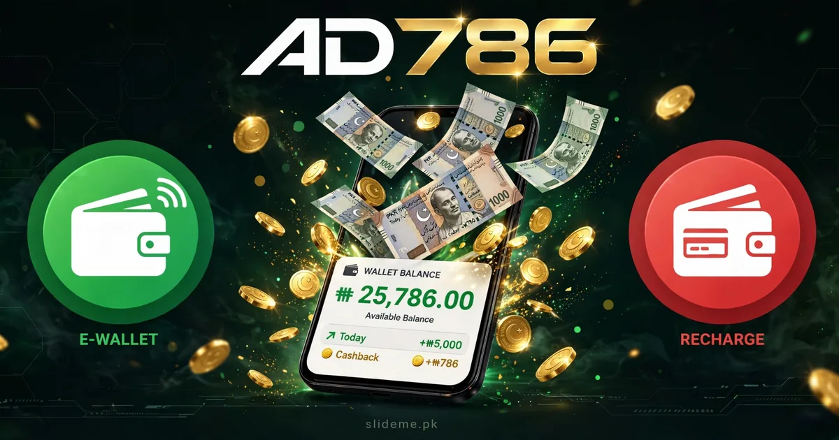 AD786 wallet showing real cash withdrawal to Easypaisa and JazzCash from the game app