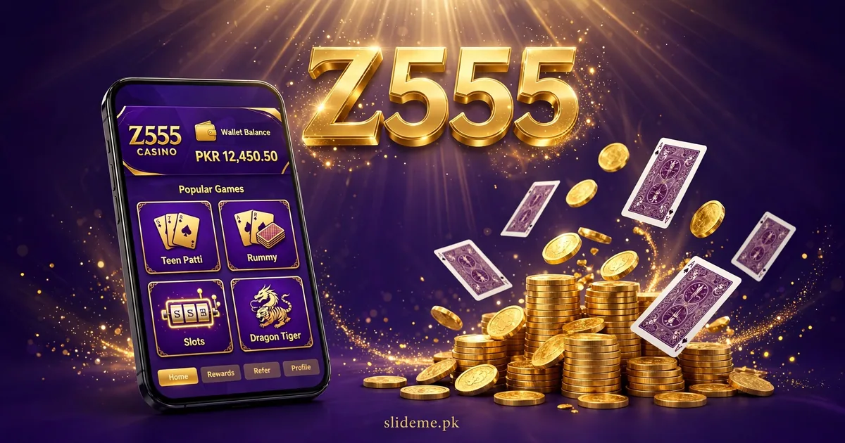 222RS Game app home screen on a phone with game categories