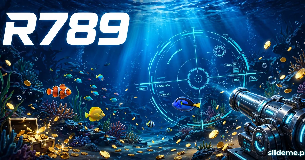 R789 Game fish shooting arcade game banner