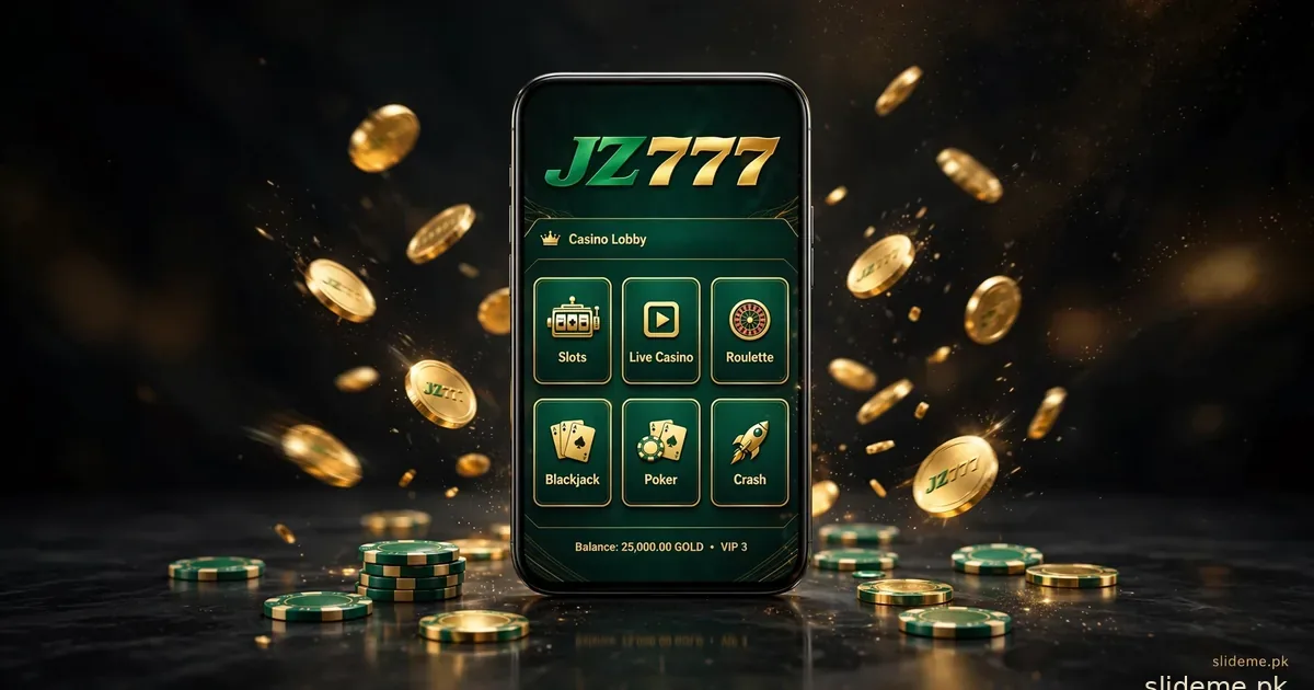 JZ777 fishing games and lucky spin wheel on an Android phone
