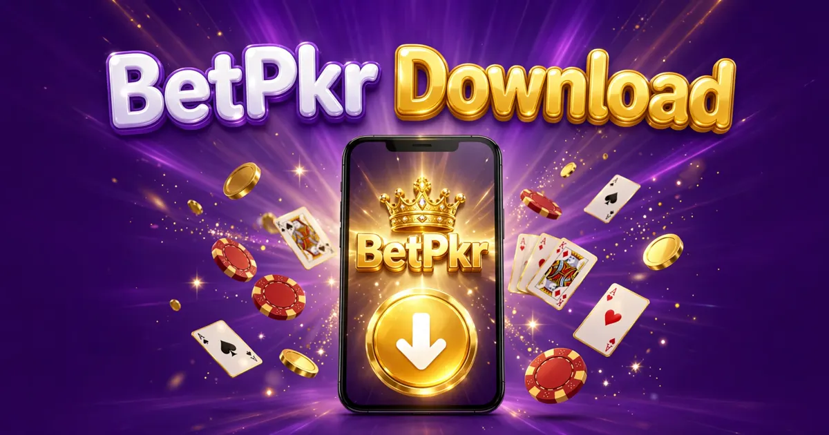 Download BetPkr Game APK on Android smartphone with gold download button