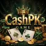 CashPK Game logo — green and gold casino emblem