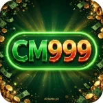 CM999 Game logo — green CM and red 999 letters in a neon badge