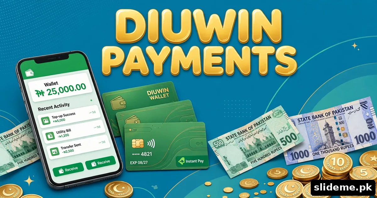 Diuwin JazzCash and EasyPaisa deposits and withdrawals