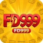 FD999 Game app icon — red FD999 logo on golden yellow casino background