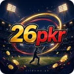 26pkr gold and red logo - 26PKR Game APK Pakistan sportsbook app icon