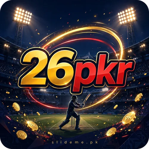 26pkr gold and red logo — 26PKR Game APK Pakistan sportsbook app icon