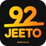 92 Jeeto Game logo with yellow and orange gradient letters