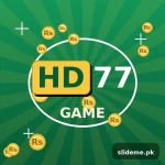 HD77 Game app icon with green and gold HD77 branding