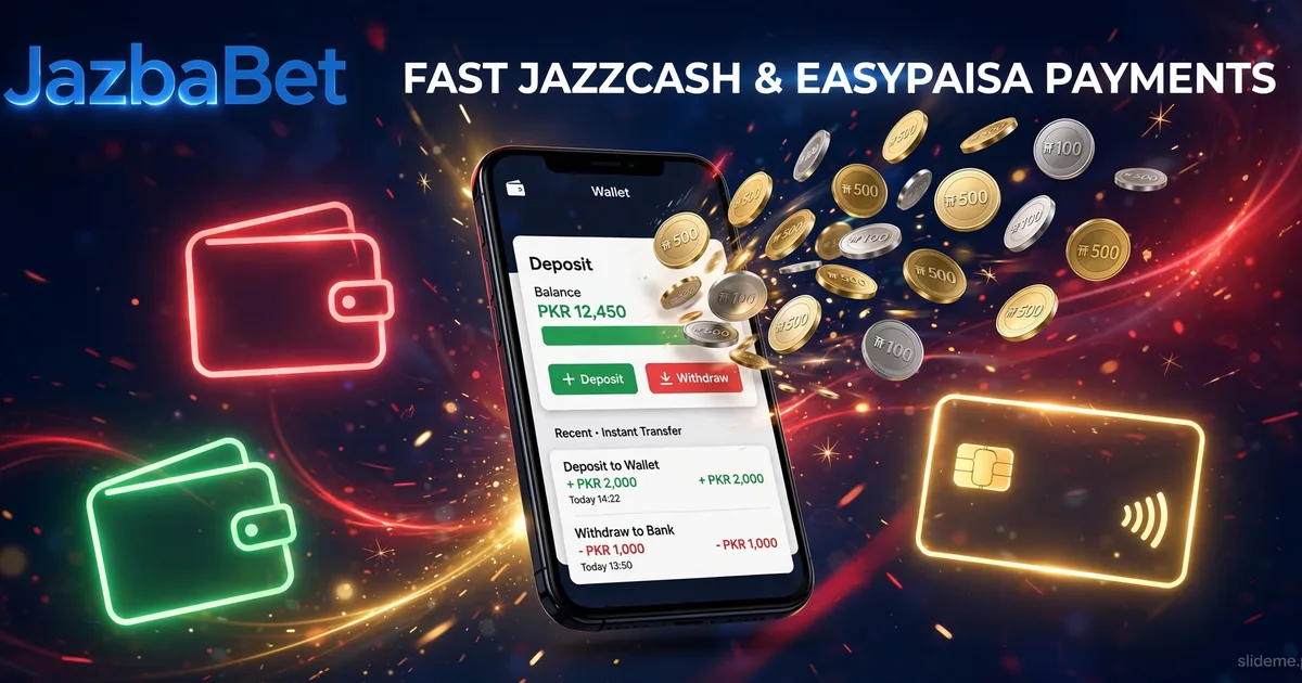 JazbaBet Game payments — deposit and withdraw with JazzCash and EasyPaisa, slideme.pk