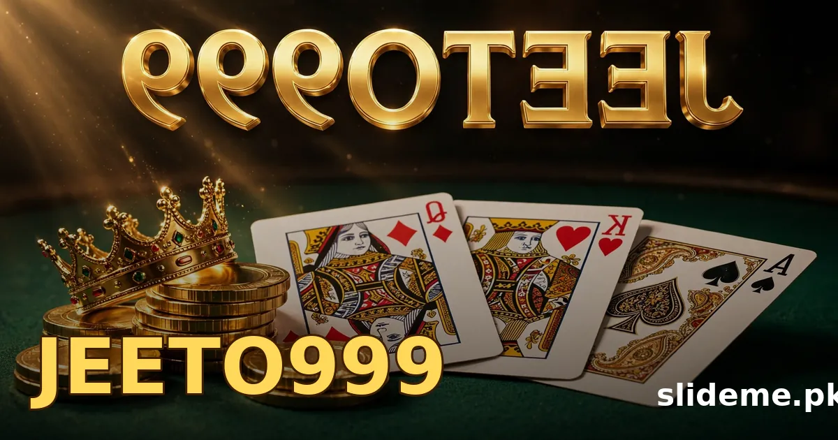 Jeeto999 Game app lobby preview with Hot, Slots and Cards game sections on dark gold casino interface
