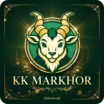 KK Markhor logo with markhor goat mascot on emerald green and gold badge