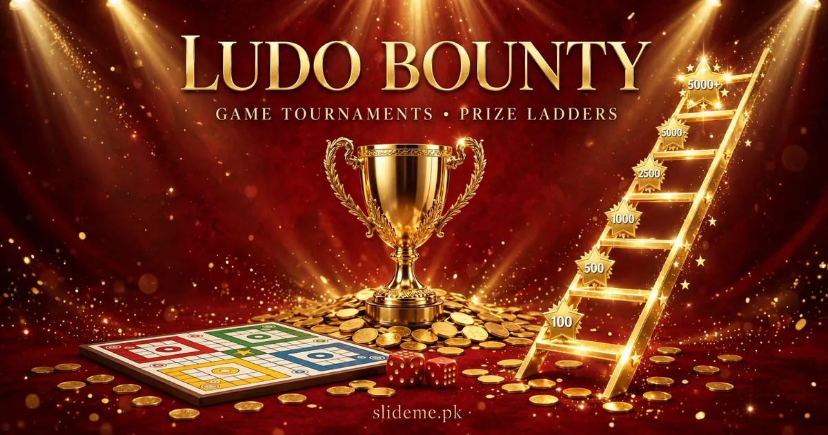 Ludo Bounty tournaments, bounty ladder prizes and golden trophy
