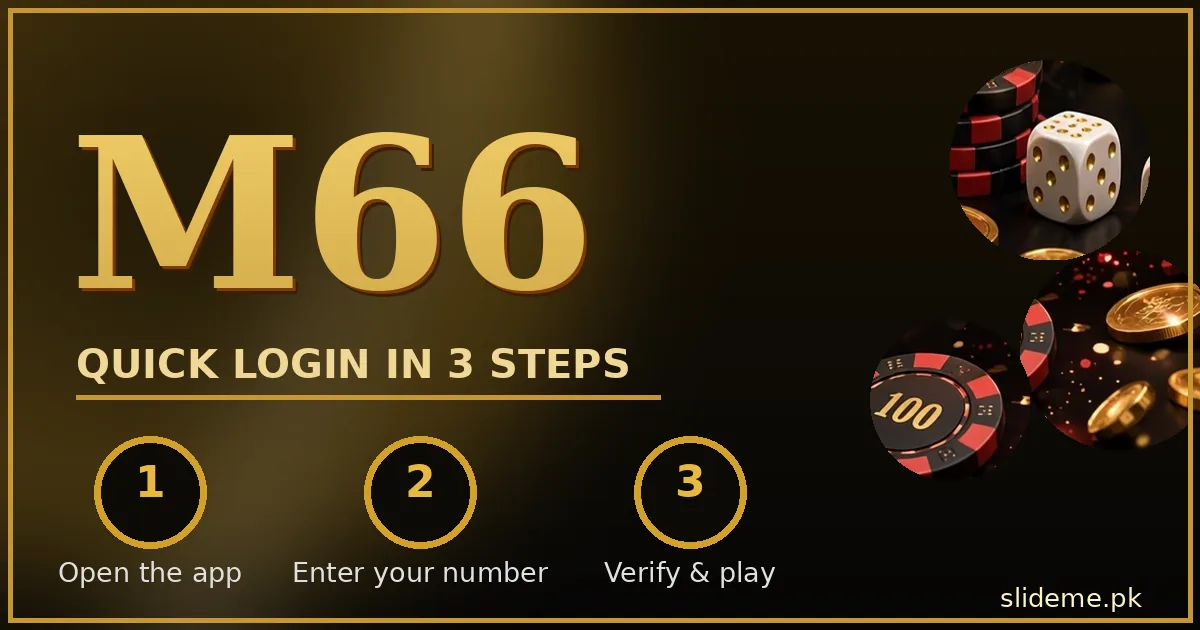 M66 Game quick sign-in steps on mobile