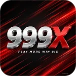 999X Game app icon – chrome 999 and red X logo on black