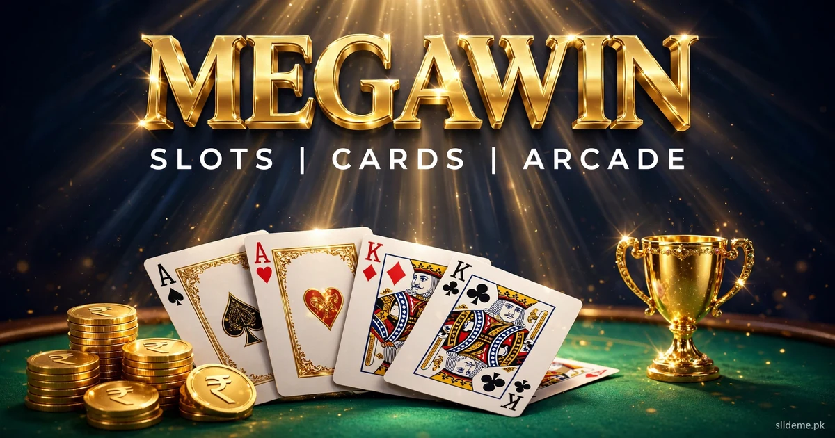 MEGAWIN slots, Teen Patti card games and arcade titles
