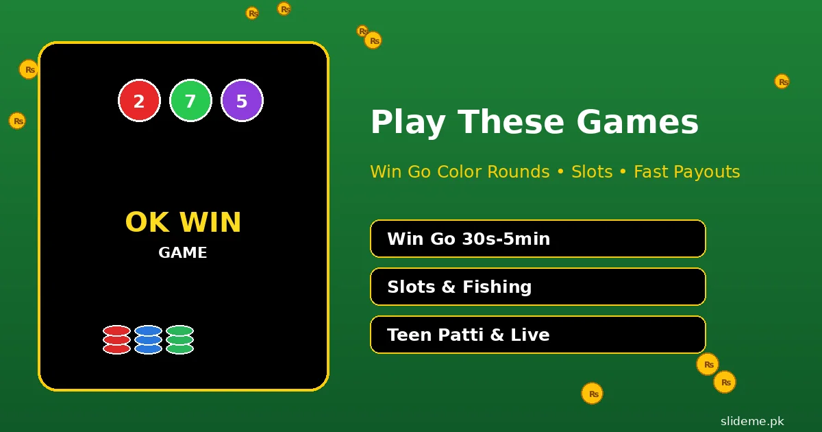 OK Win Win Go color rounds and slots games banner
