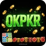 Okpkr Game app icon and logo