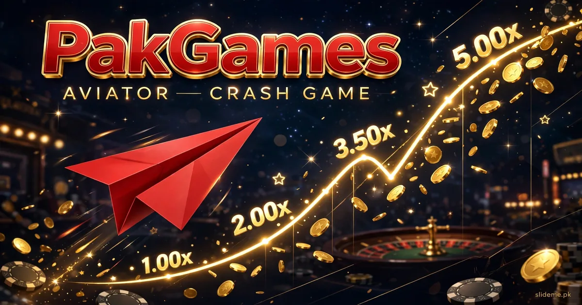 PakGames Aviator crash game with a rising red plane and multiplier curve