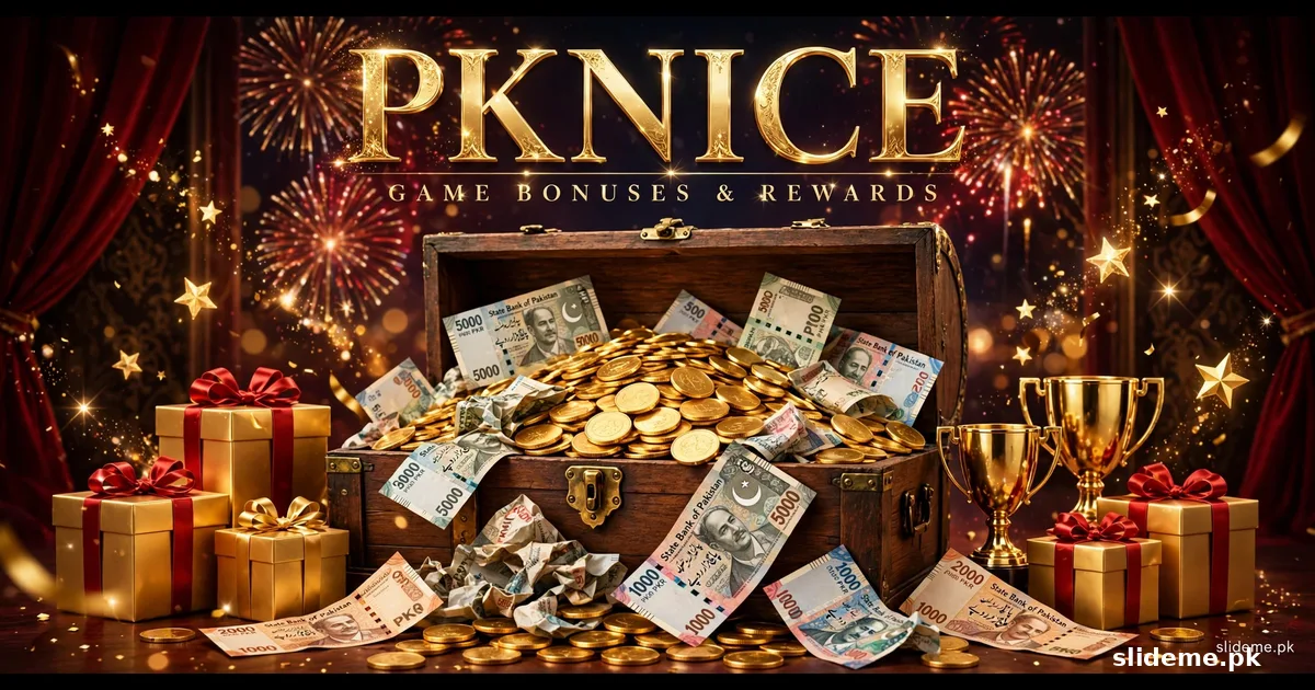 PKNICE Game bonuses and rewards PKR