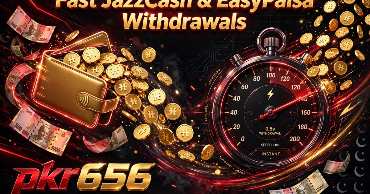 PKR656 JazzCash and EasyPaisa fast withdrawals