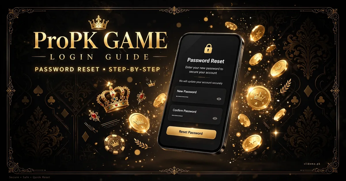 ProPK Game login guide — OTP registration then number and password sign-in