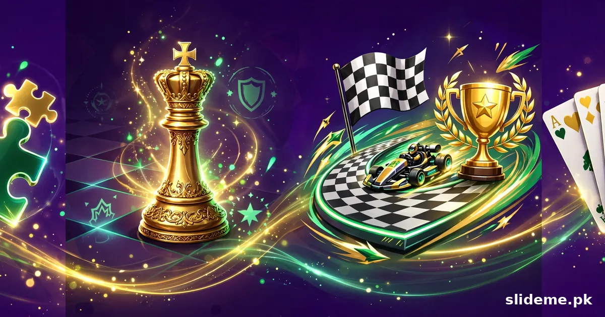 S9 PaK Game casual game modes including puzzle, strategy, action and card games
